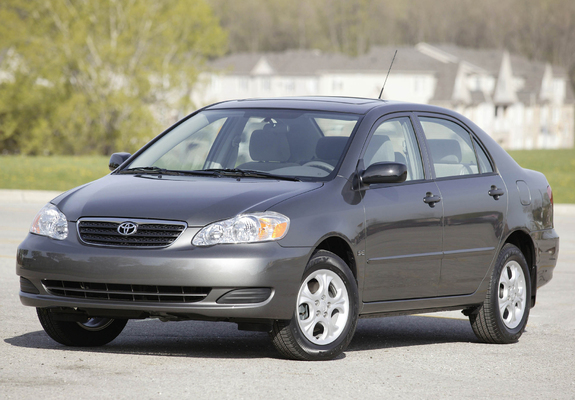 Images of Toyota Corolla US-spec 2002–08