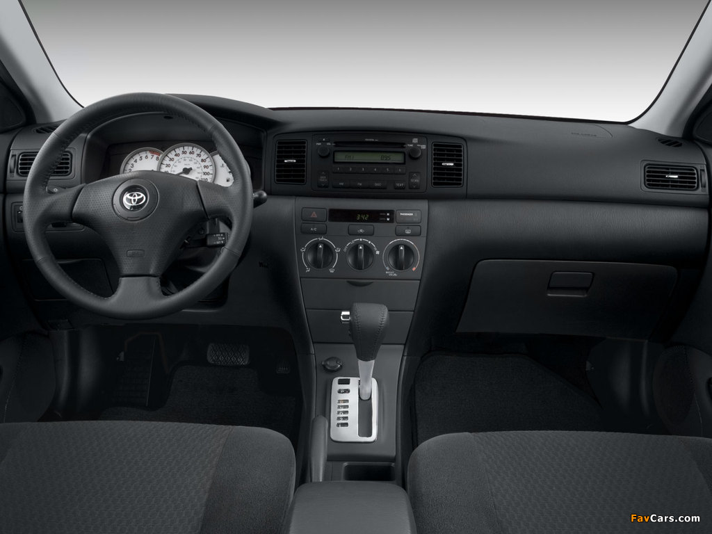 Images of Toyota Corolla US-spec 2002–08 (1024 x 768)