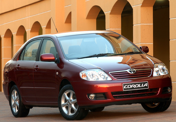Images of Toyota Corolla Sedan ZA-spec 2004–07