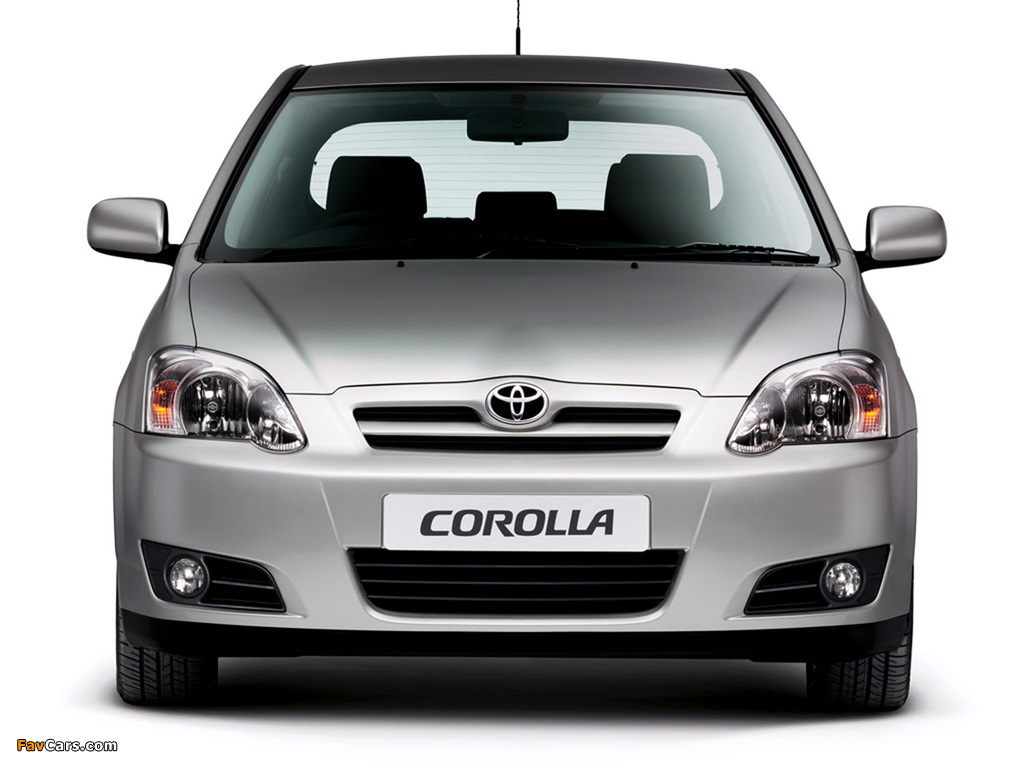 Images of Toyota Corolla 5-door 2004–07 (1024 x 768)