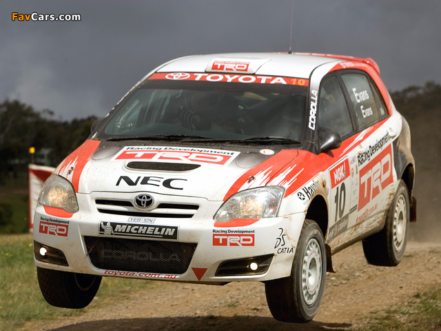 Images of Toyota Corolla Rally Car 2005–07 (640 x 480)