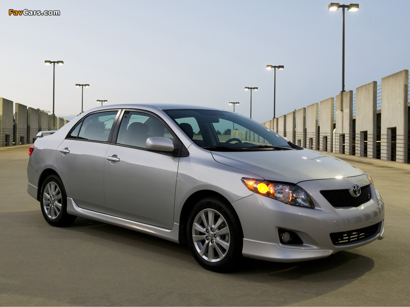 Images of Toyota Corolla S US-spec 2008–10 (800 x 600)