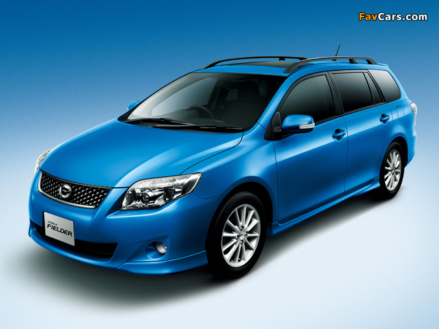 Images of Toyota Corolla Fielder 1.8 S Aero Tourer (NZE142G) 2008–12 (640 x 480)