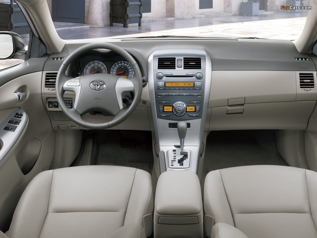 Images of Toyota Corolla UAE-spec 2008–10 (1024 x 768)