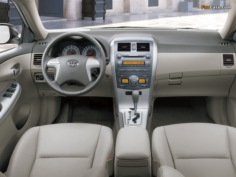 Images of Toyota Corolla UAE-spec 2008–10 (800 x 600)