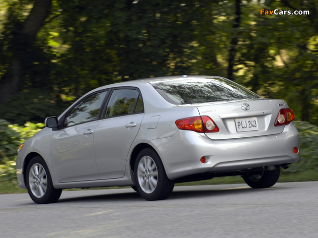 Images of Toyota Corolla XLE US-spec 2008–10 (640 x 480)