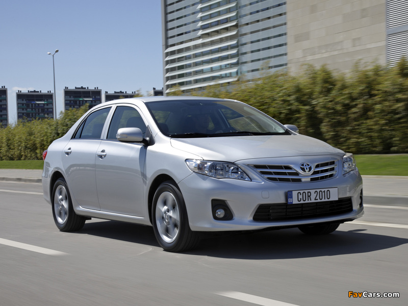 Images of Toyota Corolla EU-spec 2010 (800 x 600)