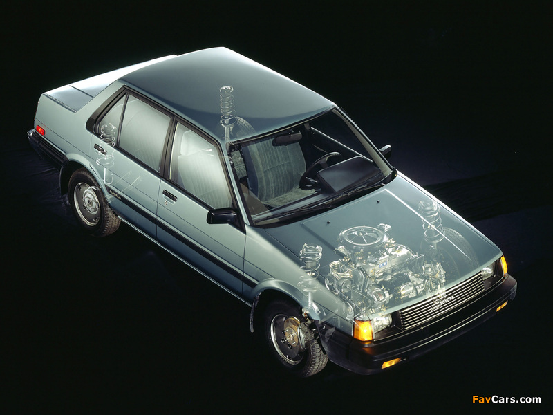 Photos of Toyota Corolla Sedan US-spec 1983–87 (800 x 600)
