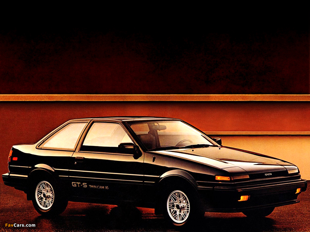 Photos of Toyota Corolla GT-S Sport Coupe (AE86) 1985–87 (1024 x 768)