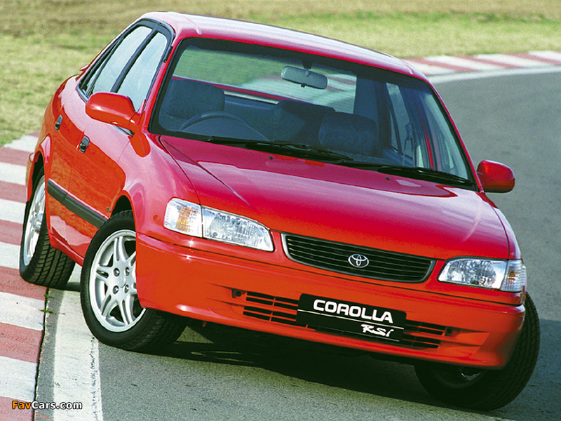 Photos of Toyota Corolla RSi ZA-spec 1997–2000 (800 x 600)