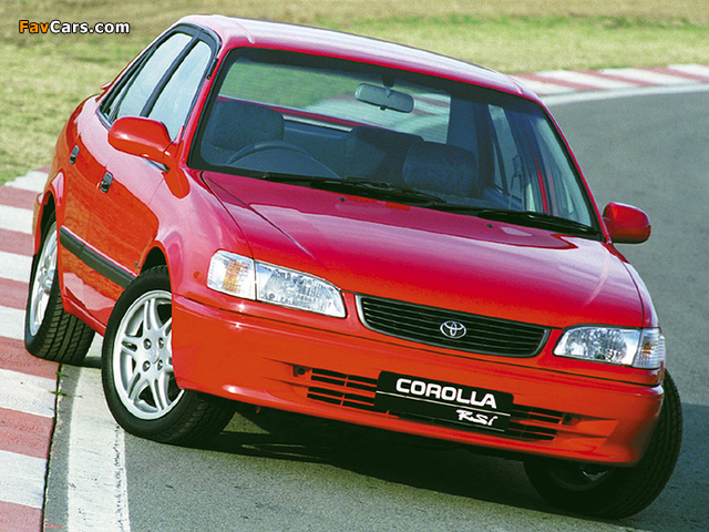 Photos of Toyota Corolla RSi ZA-spec 1997–2000 (640 x 480)