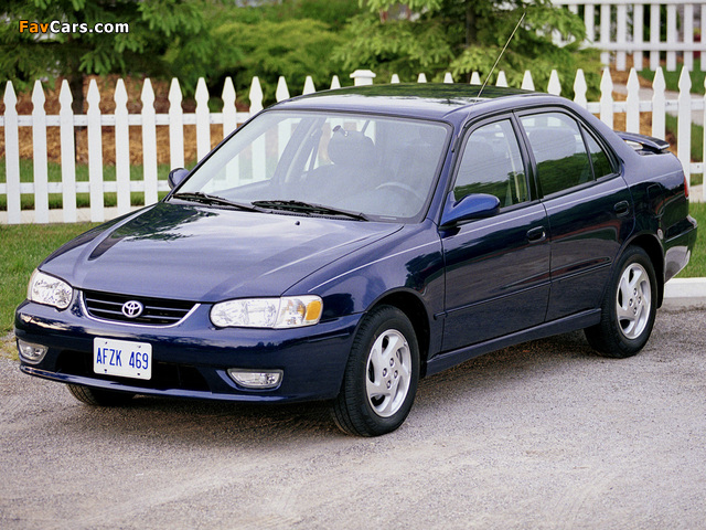 Photos of Toyota Corolla S Sedan US-spec 2001–02 (640 x 480)