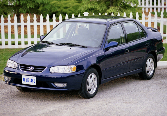 Photos of Toyota Corolla S Sedan US-spec 2001–02