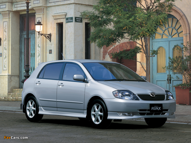 Photos of Toyota Corolla RunX JP-spec 2001–02 (800 x 600)