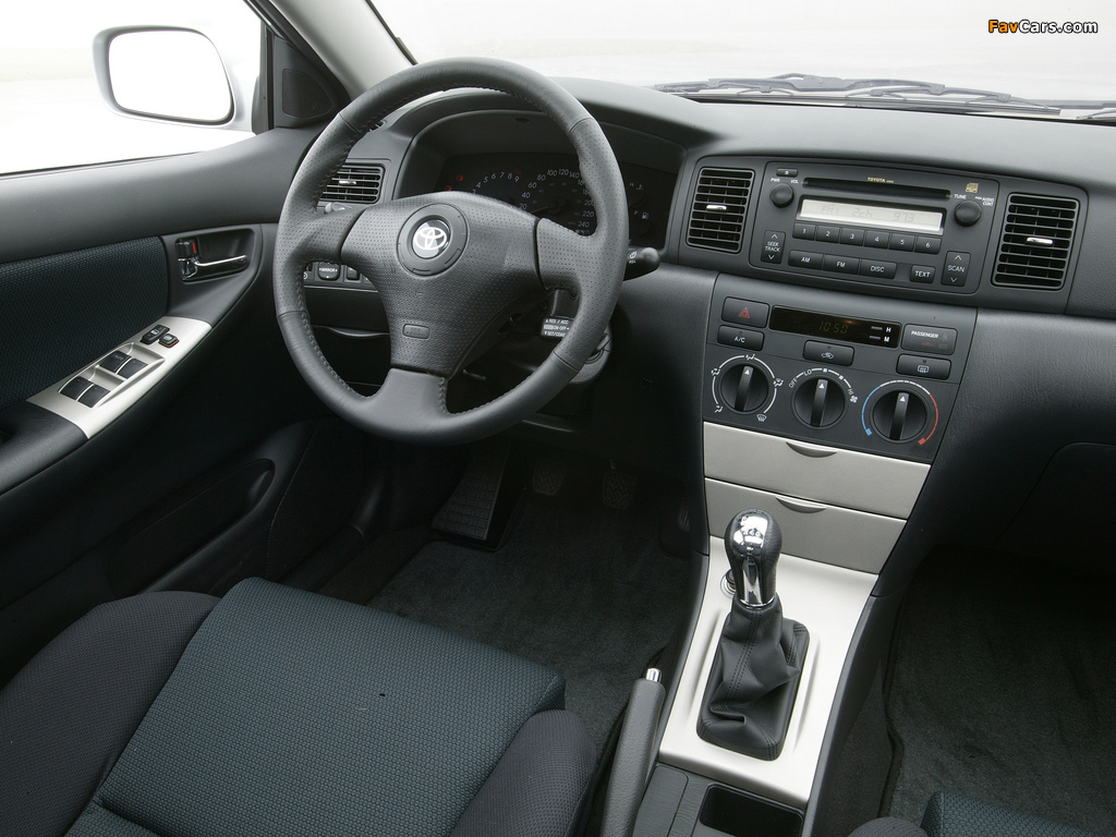 Photos of Toyota Corolla XRS US-spec 2002–08 (1024 x 768)