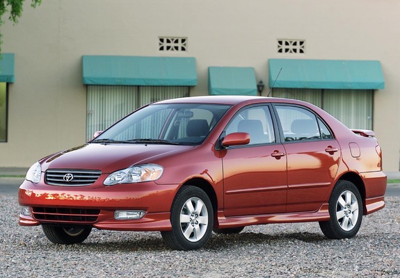 Photos of Toyota Corolla S US-spec 2002–08