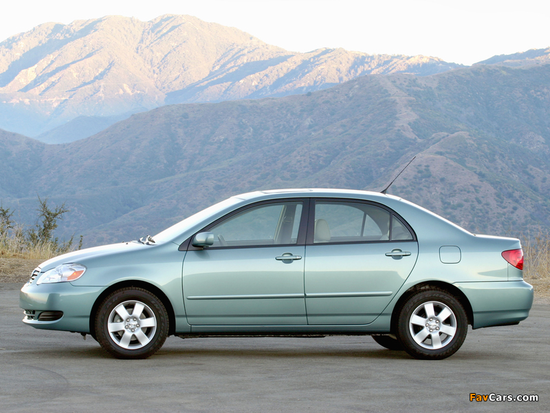 Photos of Toyota Corolla US-spec 2002–08 (800 x 600)