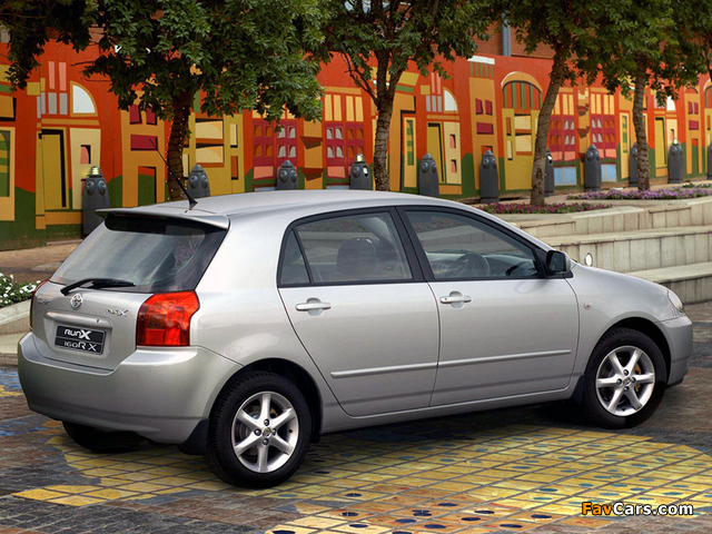 Photos of Toyota Corolla RunX ZA-spec 2002–04 (640 x 480)