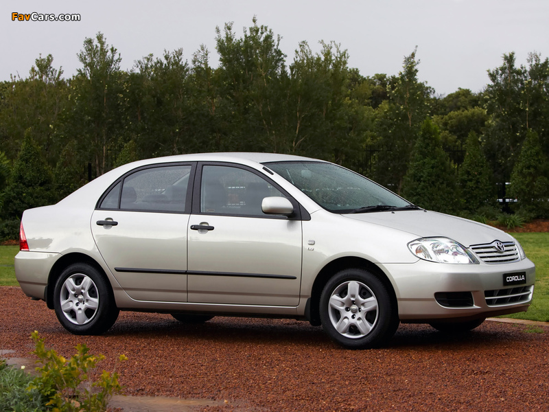 Photos of Toyota Corolla Ascent Sedan 2004–07 (800 x 600)