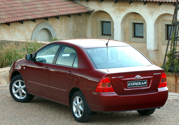 Photos of Toyota Corolla Sedan ZA-spec 2004–07