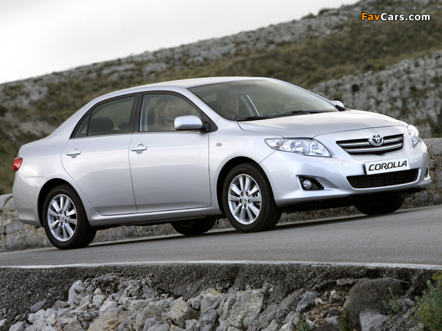 Photos of Toyota Corolla EU-spec 2007–10 (640 x 480)