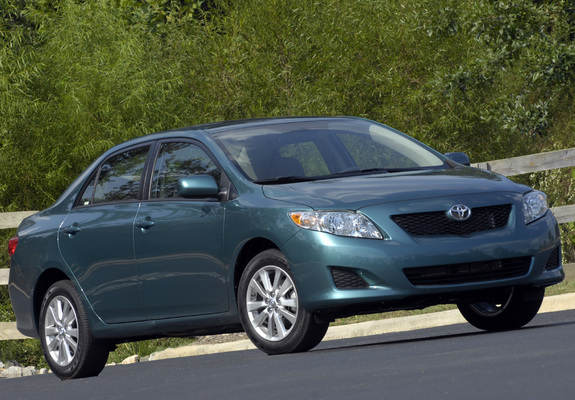 Photos of Toyota Corolla XLE US-spec 2008–10