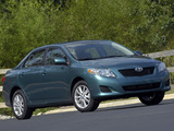 Photos of Toyota Corolla XLE US-spec 2008–10