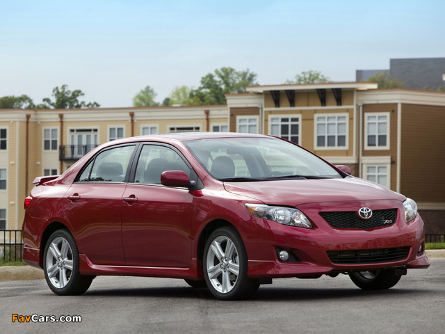 Photos of Toyota Corolla XRS US-spec 2008–10 (640 x 480)