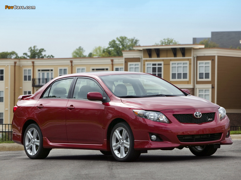 Photos of Toyota Corolla XRS US-spec 2008–10 (800 x 600)