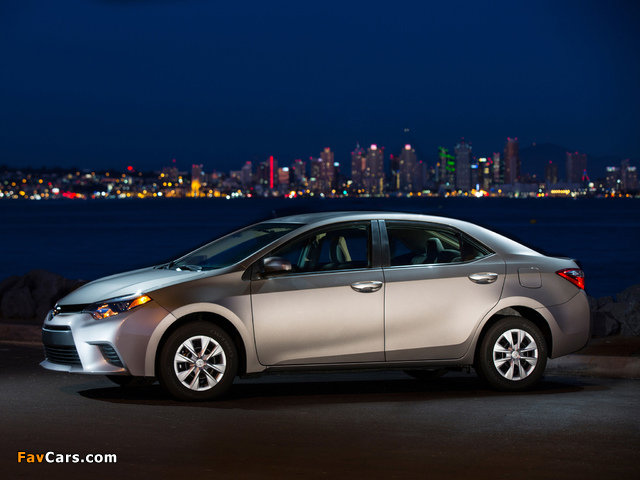 Photos of Toyota Corolla LE Eco US-spec 2013 (640 x 480)