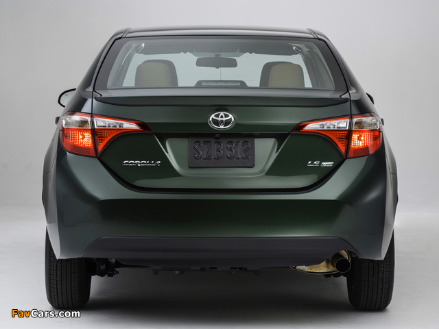 Photos of Toyota Corolla LE Eco US-spec 2013 (640 x 480)