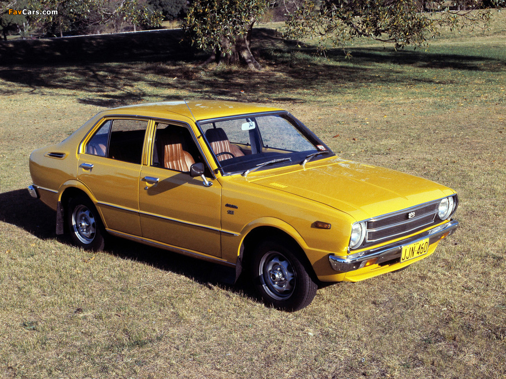 Pictures of Toyota Corolla 4-door Sedan AU-spec (KE30) 1974–79 (1024 x 768)