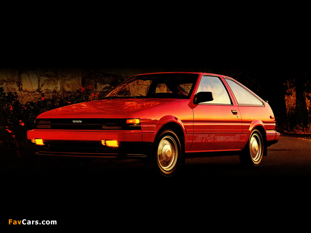 Pictures of Toyota Corolla GT-S Sport Liftback (AE86) 1985–86 (640 x 480)