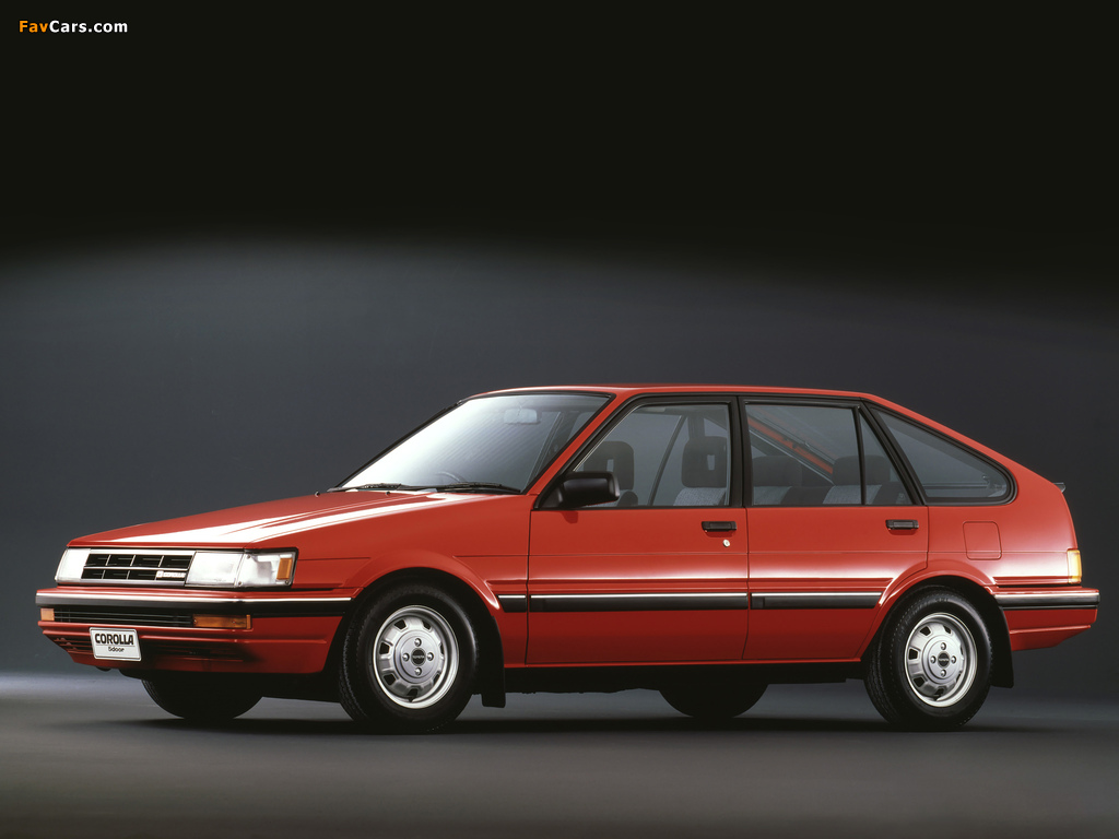 Pictures of Toyota Corolla 5-door ZX (AE80/AE81) 1985–87 (1024 x 768)