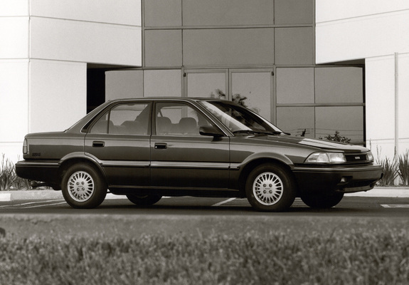 Pictures of Toyota Corolla Sedan LE US-spec 1987–91