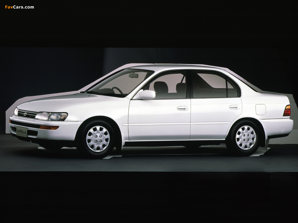 Pictures of Toyota Corolla JP-spec 1991–95 (1024 x 768)