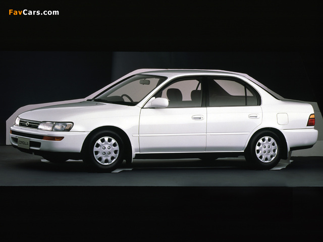 Pictures of Toyota Corolla JP-spec 1991–95 (640 x 480)