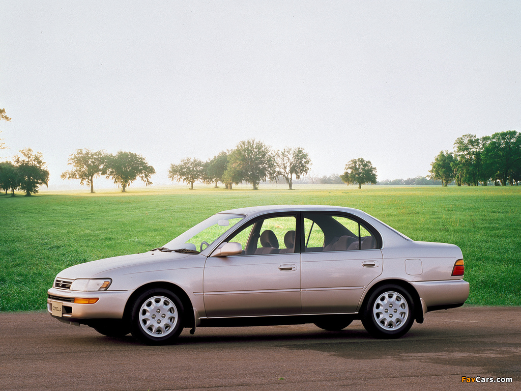 Pictures of Toyota Corolla JP-spec 1991–95 (1024 x 768)