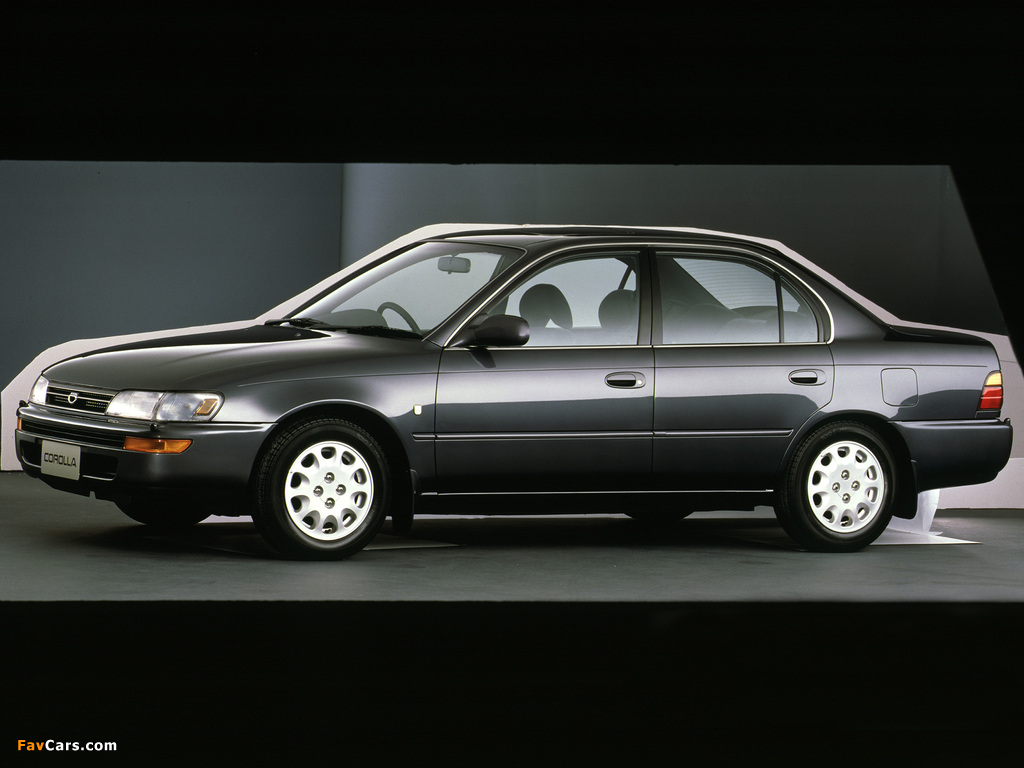 Pictures of Toyota Corolla JP-spec 1991–95 (1024 x 768)