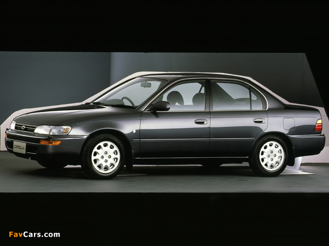 Pictures of Toyota Corolla JP-spec 1991–95 (640 x 480)