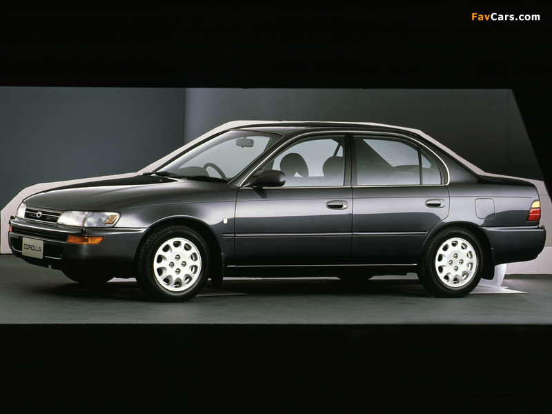 Pictures of Toyota Corolla JP-spec 1991–95 (800 x 600)
