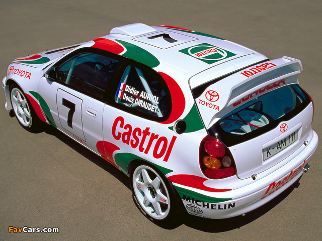 Pictures of Toyota Corolla Compact WRC (AE111) 1997–99 (640 x 480)