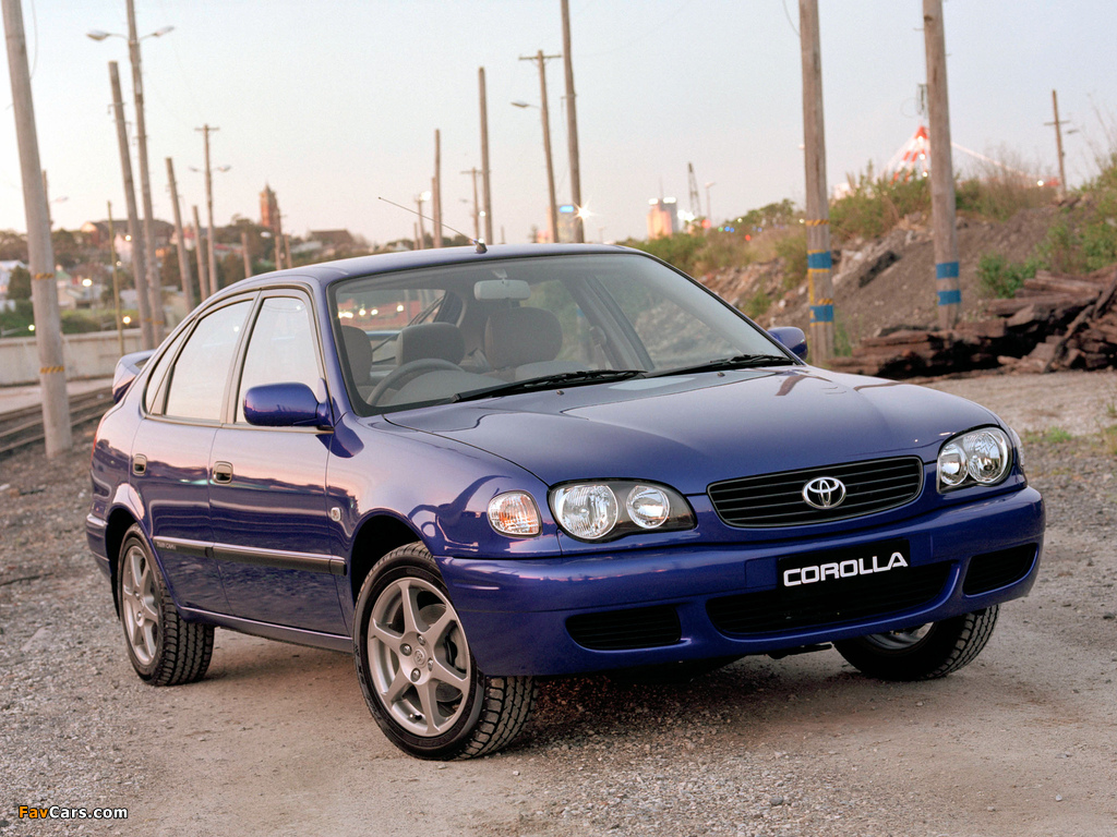 Pictures of Toyota Corolla 5-door AU-spec (AE110) 1999–2001 (1024 x 768)