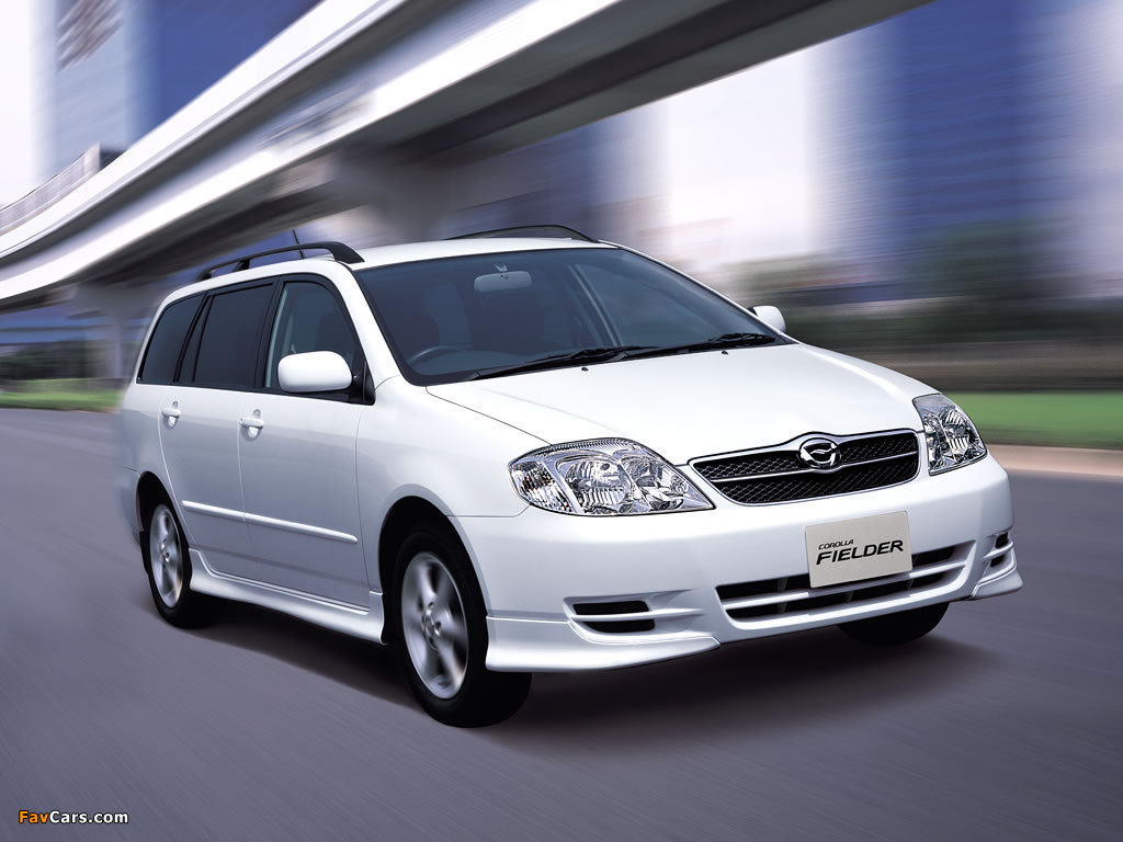 Pictures of Toyota Corolla Fielder (E121G) 2000–04 (1024 x 768)
