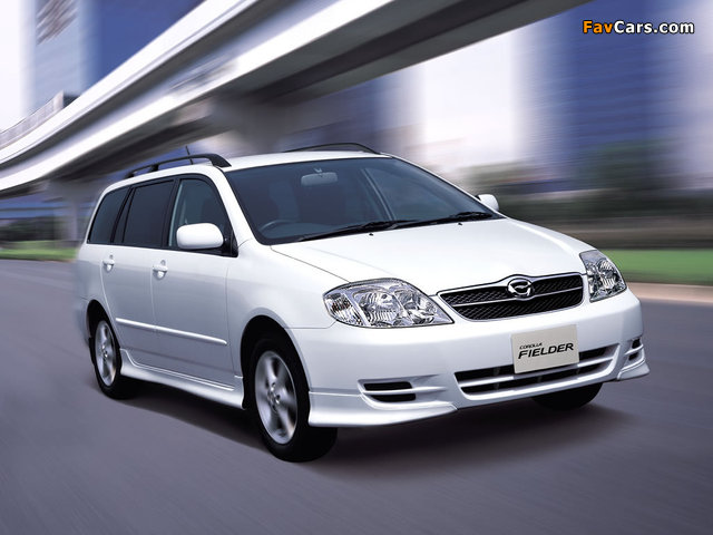 Pictures of Toyota Corolla Fielder (E121G) 2000–04 (640 x 480)
