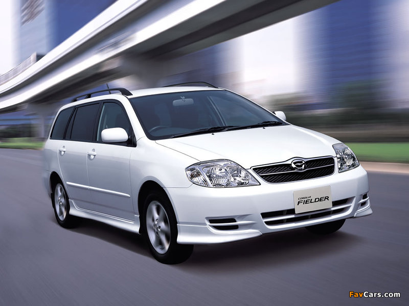 Pictures of Toyota Corolla Fielder (E121G) 2000–04 (800 x 600)