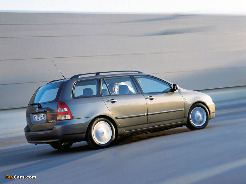 Pictures of Toyota Corolla Wagon 2001–04 (800 x 600)