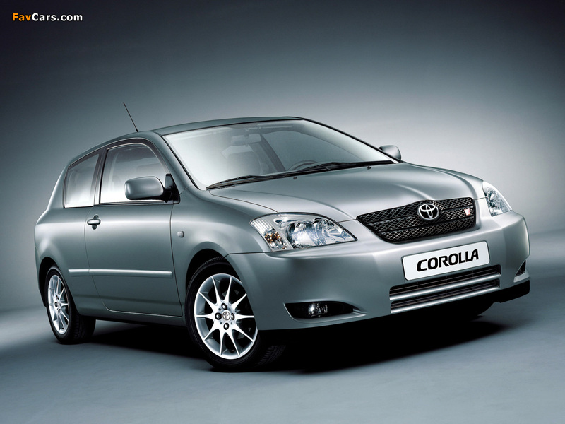 Pictures of Toyota Corolla 3-door 2001–04 (800 x 600)