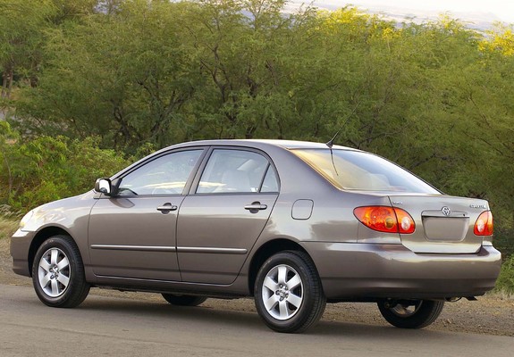 Pictures of Toyota Corolla US-spec 2002–08