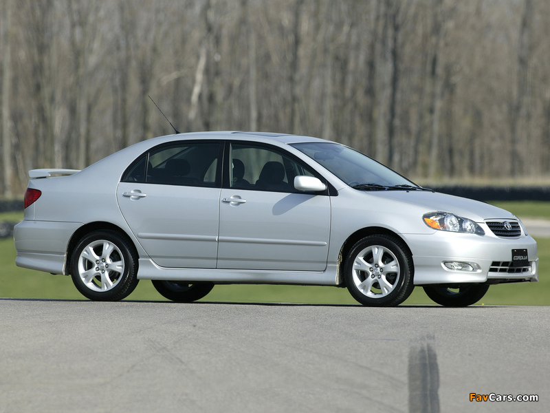 Pictures of Toyota Corolla XRS US-spec 2002–08 (800 x 600)